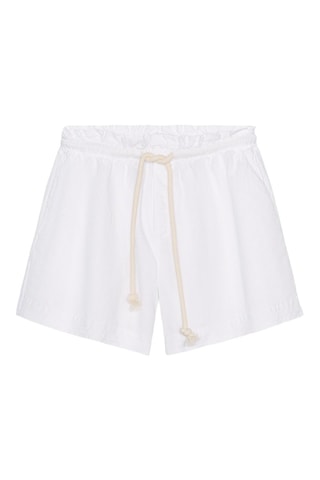 Calções em linho - Branco