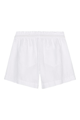 Calções em linho - Branco