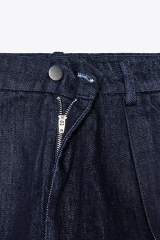 Calções de ganga - Azul