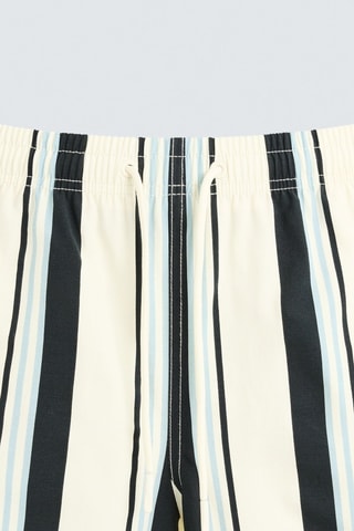 Calções de banho - Branco e preto