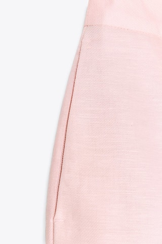 Calções em linho - Rosa