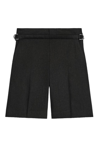 Bermudas de linho - Preto