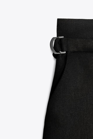 Bermudas de linho - Preto