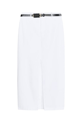 Jupe midi - Blanc