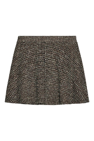 Minijupe en tweed - Noir