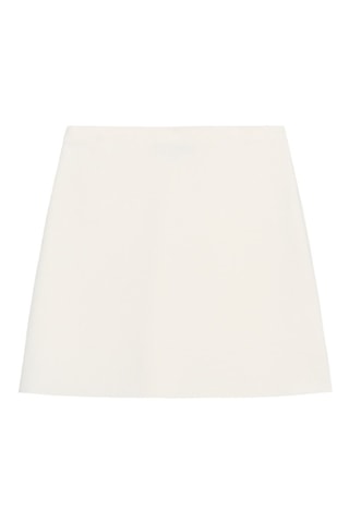 Jupe droite - Ecru