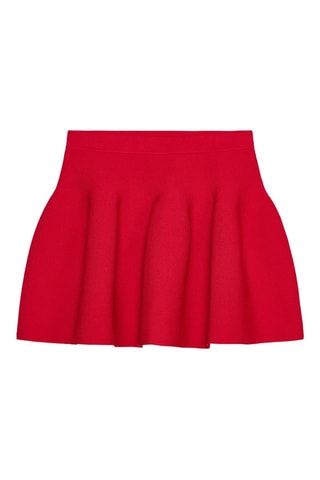 Saia plissada - Vermelho