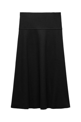 Jupe midi - Noir