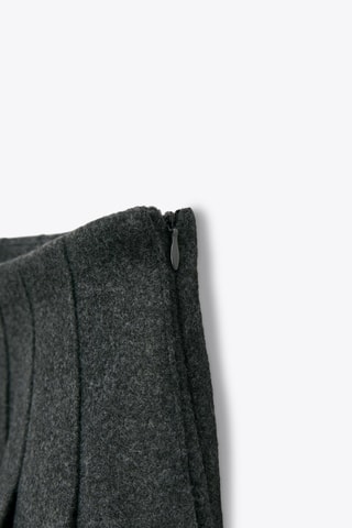 Jupe plissée - Anthracite chiné