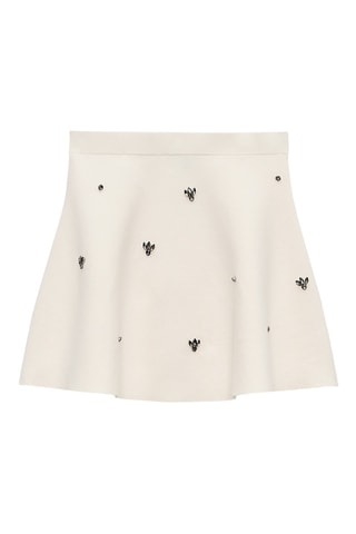 Minijupe - Ecru