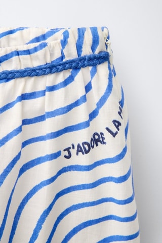 Saia plissada - Branco