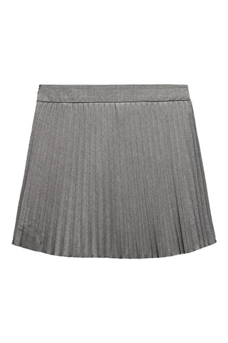 Jupe plissée - Gris