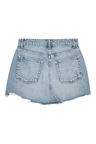 Minijupe en jean - Ciel