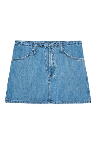 Minijupe en jean - Ciel