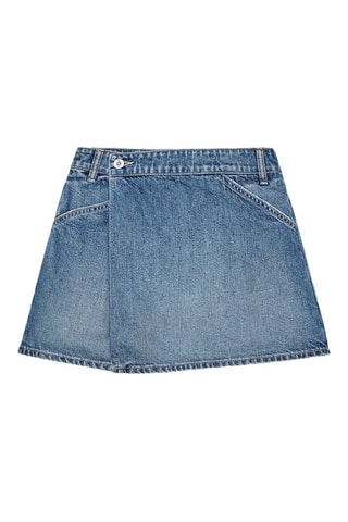 Jupe-short en jean - Bleu marine