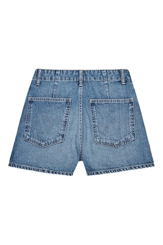 Jupe-short en jean - Bleu marine