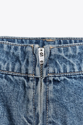 Jupe-short en jean - Bleu marine