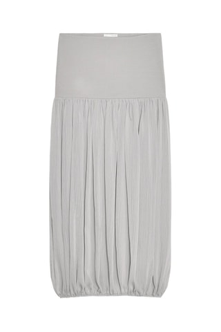 Jupe midi - Gris clair