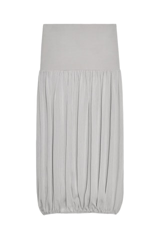 Jupe midi - Gris clair