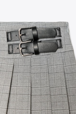 Jupe plissée - Gris clair