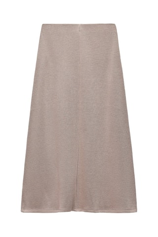 Jupe midi - Taupe clair