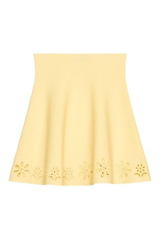 Saia trapézio - Amarelo claro