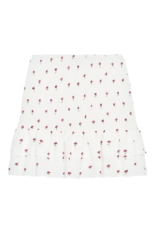 Minijupe - Blanc et violet