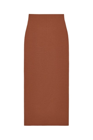 Jupe longue - Rouge brique