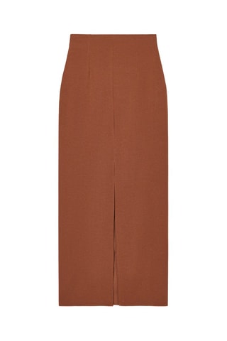 Jupe longue - Rouge brique