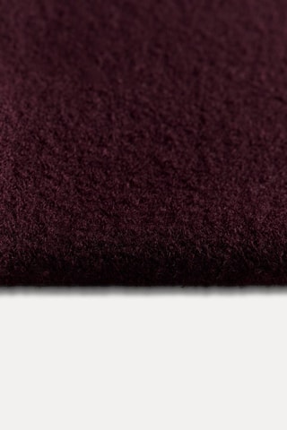 Saia direita em lã - Castanho