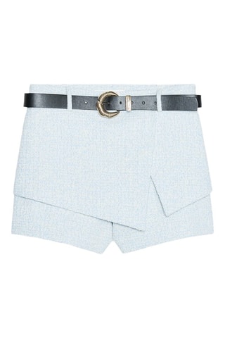 Saia-calção - Azul-celeste mesclado