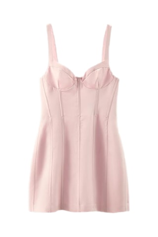 Vestido estilo patinadora- Rosa