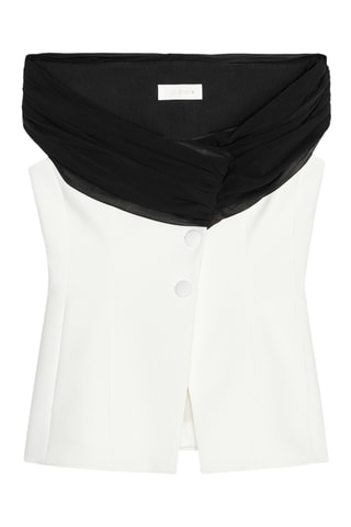 Top bustier - Noir