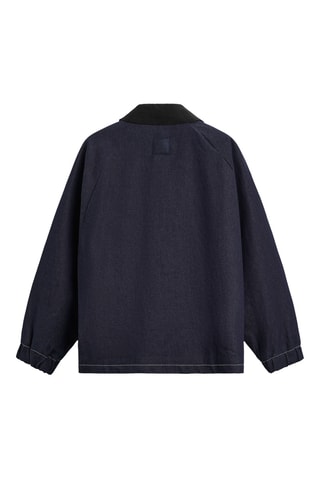 Casaco de ganga - Azul-marinho