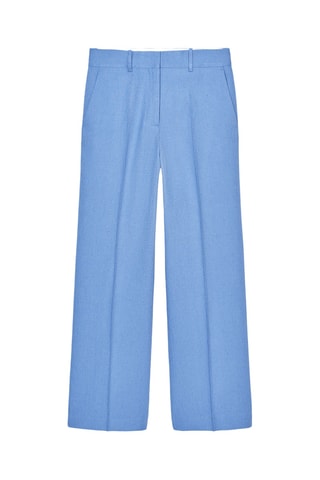 Pantalon droit en lin - Ciel