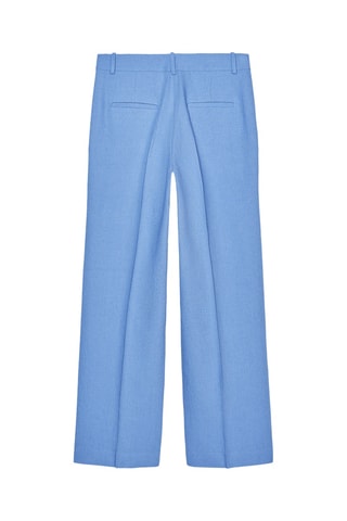 Pantalon droit en lin - Ciel