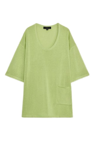 Vestido-camisola- Verde