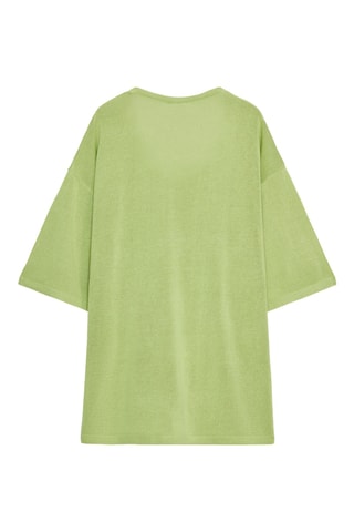 Vestido-camisola- Verde