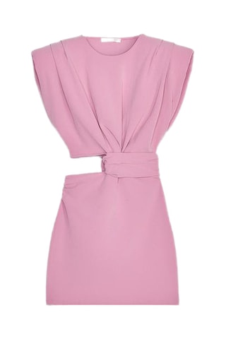 Vestido direito- Rosa