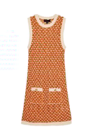 Vestido direito- Laranja