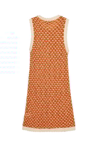 Vestido direito- Laranja