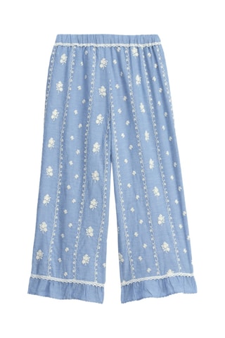 Calças - Azul-celeste