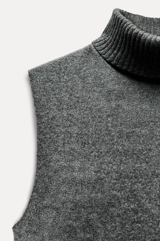 Camisola sem mangas - Cinzento-escuro mesclado