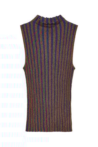 Camisola sem mangas - Castanho