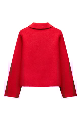 Casaco de malha- Vermelho