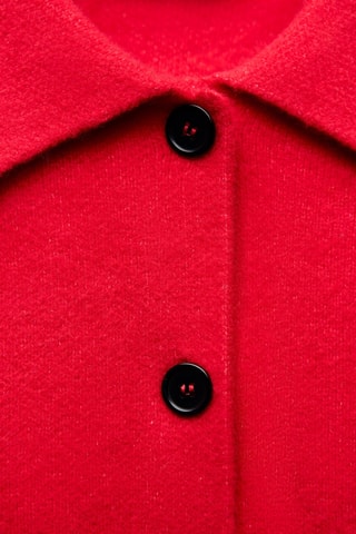 Casaco de malha- Vermelho