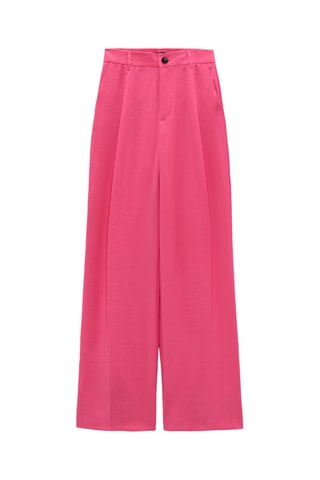 Pantalon taille haute - Rose