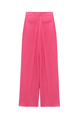 Pantalon taille haute - Rose