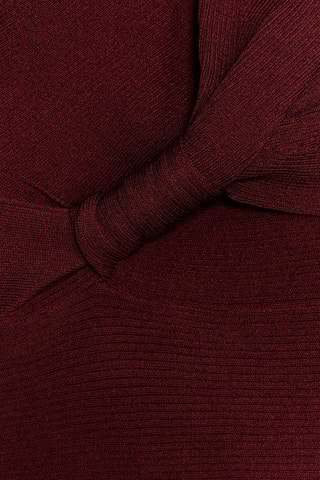 Top assimétrico - Bordô