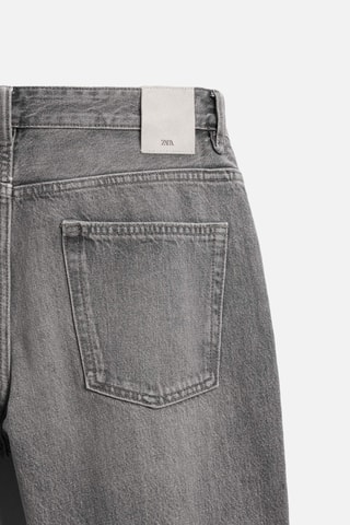 Calças de ganga regular - Cinzento-escuro